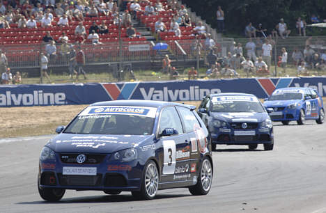 Jacob Ludvigsen fører Volkswagen Polo Cup inden weekendens afdeling på Padborg Park.